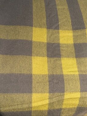 Burberry Olive Green Plaid Scarf